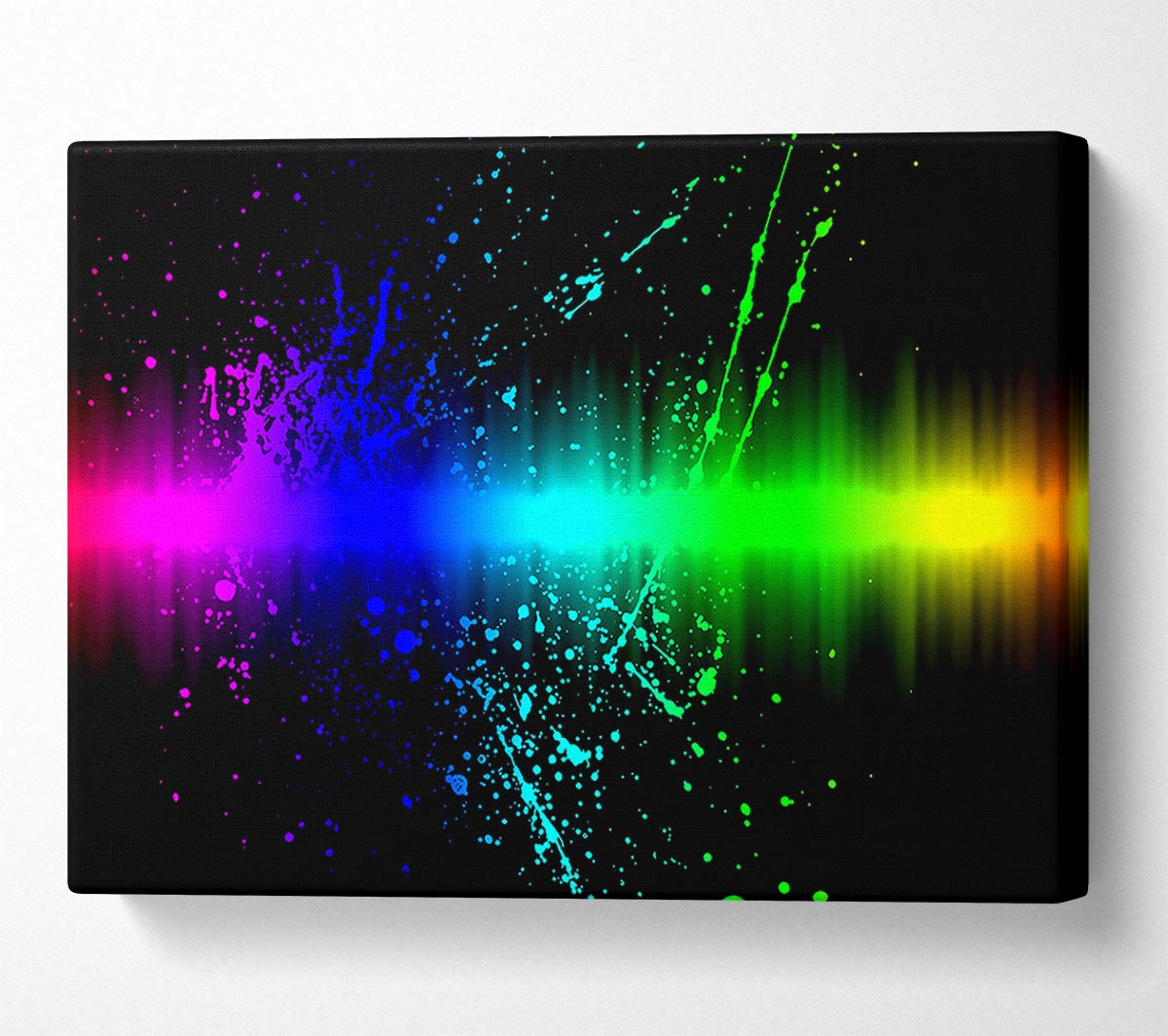 Rainbow Color Splatter