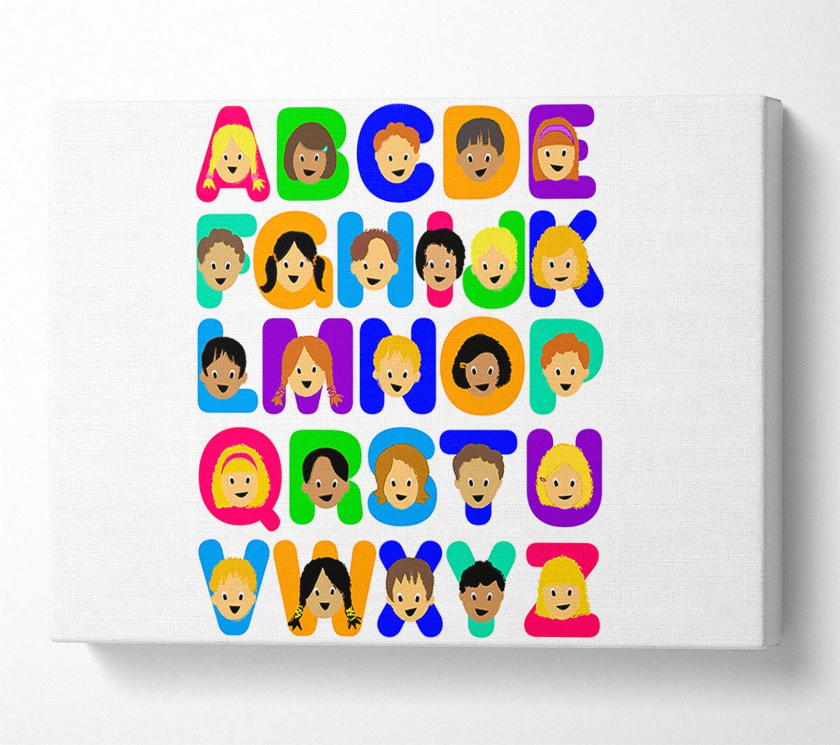 Alphabet Children White