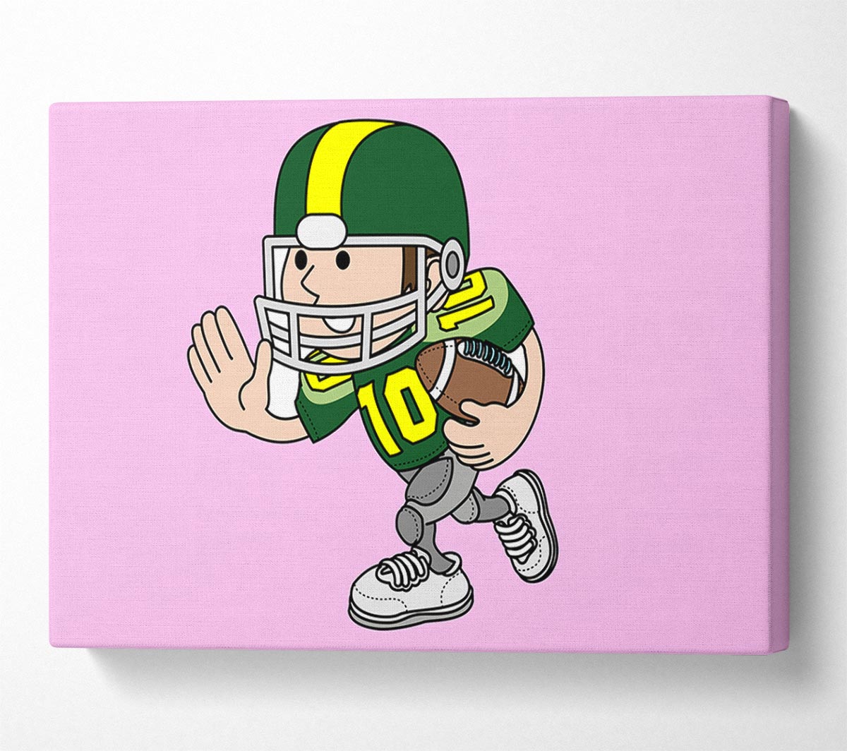 American Football Sport Player Pink