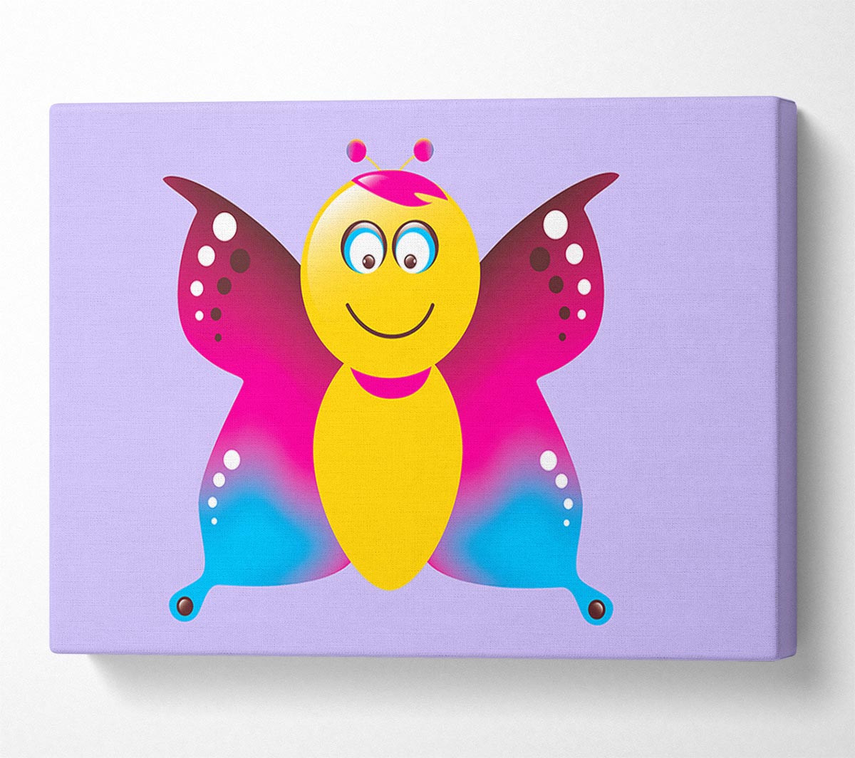 Butterfly Cartoon Face Lilac