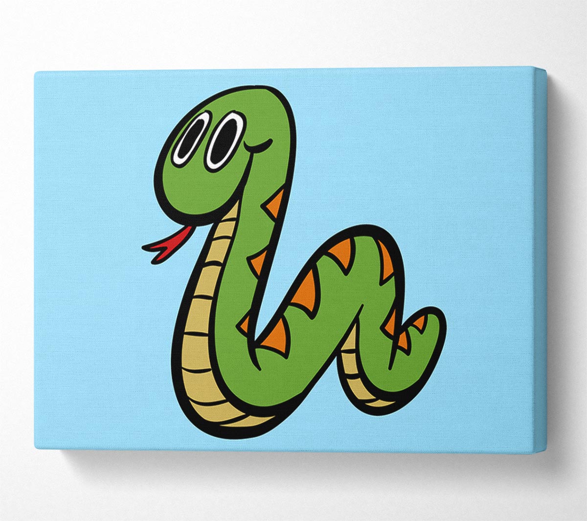 Cartoon Snake Baby Blue