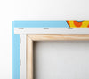 Funny Giraffe Looking Down Baby Blue