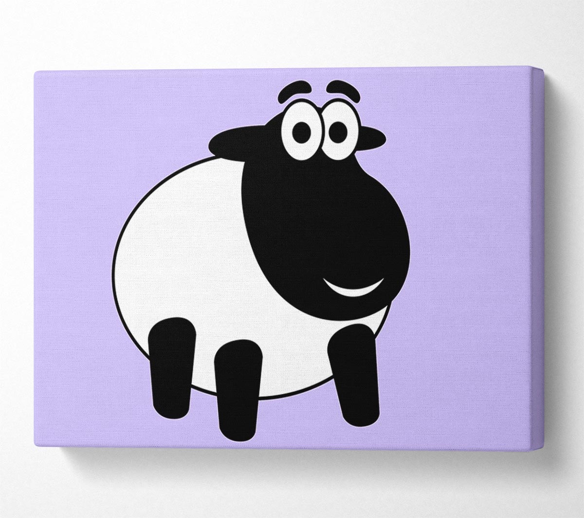 Happy Cartoon Sheep Lilac