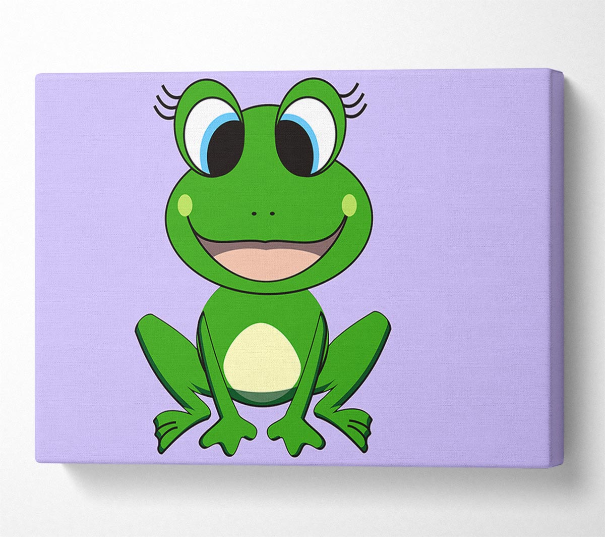 Happy Frog Ready To Leap Lilac