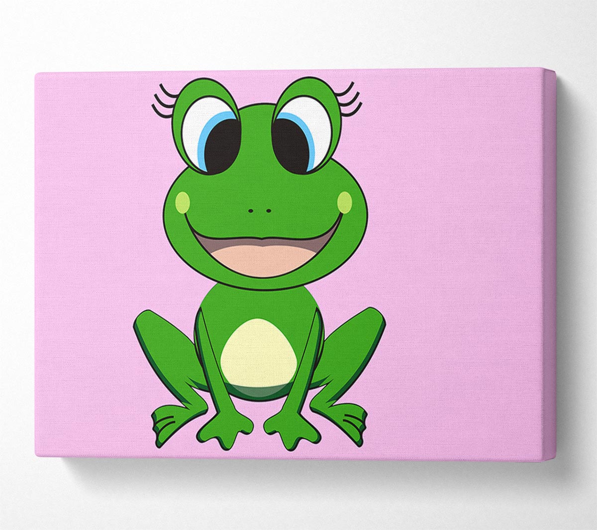 Happy Frog Ready To Leap Pink