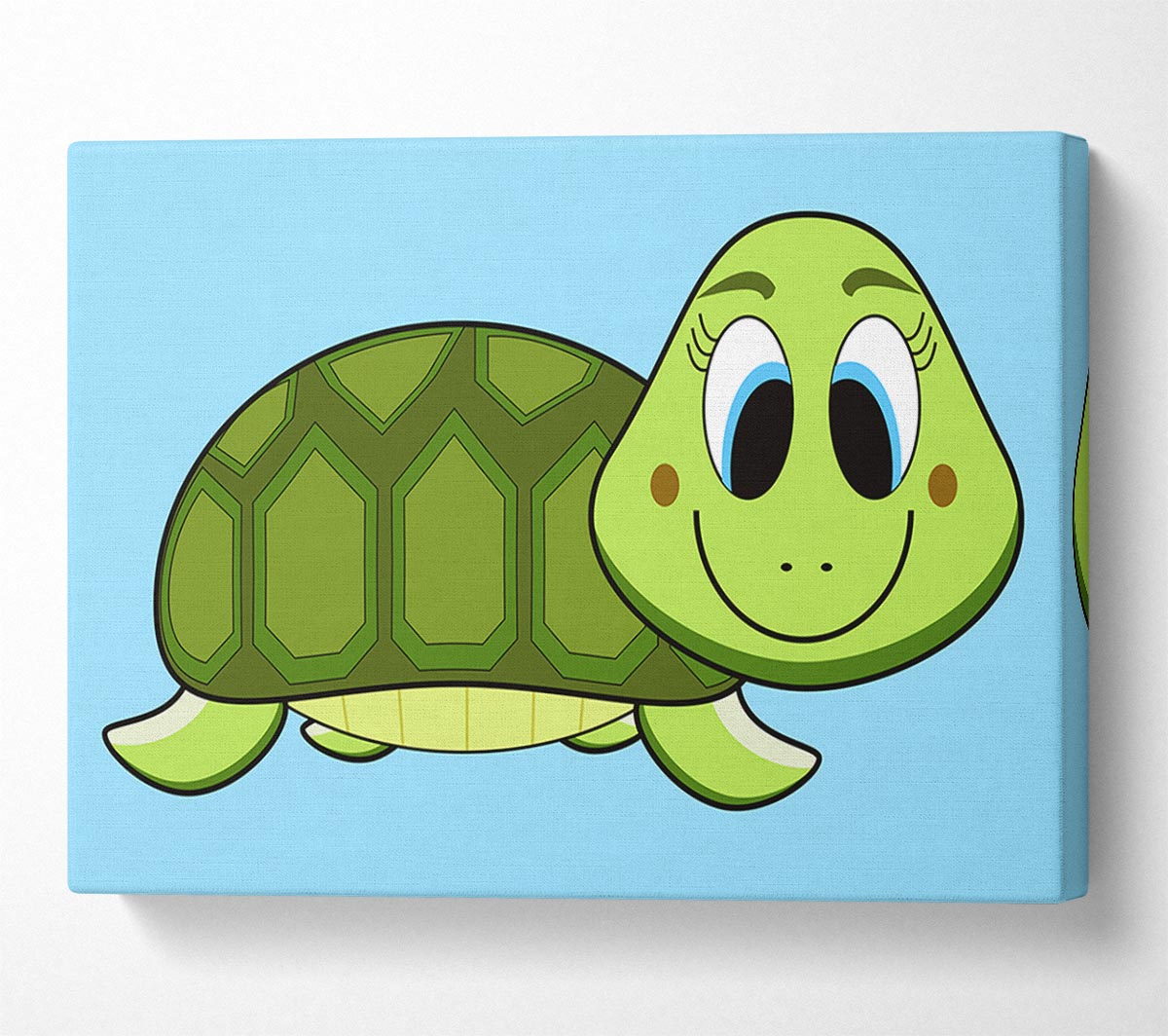 Happy Turtle Baby Blue