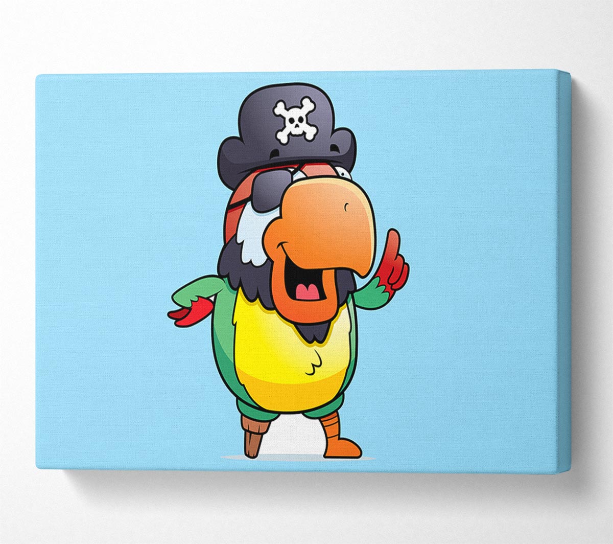 Pirate Parrot Eyepatch Baby Blue