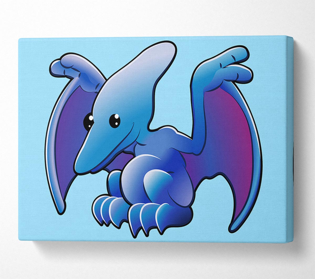 Pterodactyl Dinosaur Baby Blue