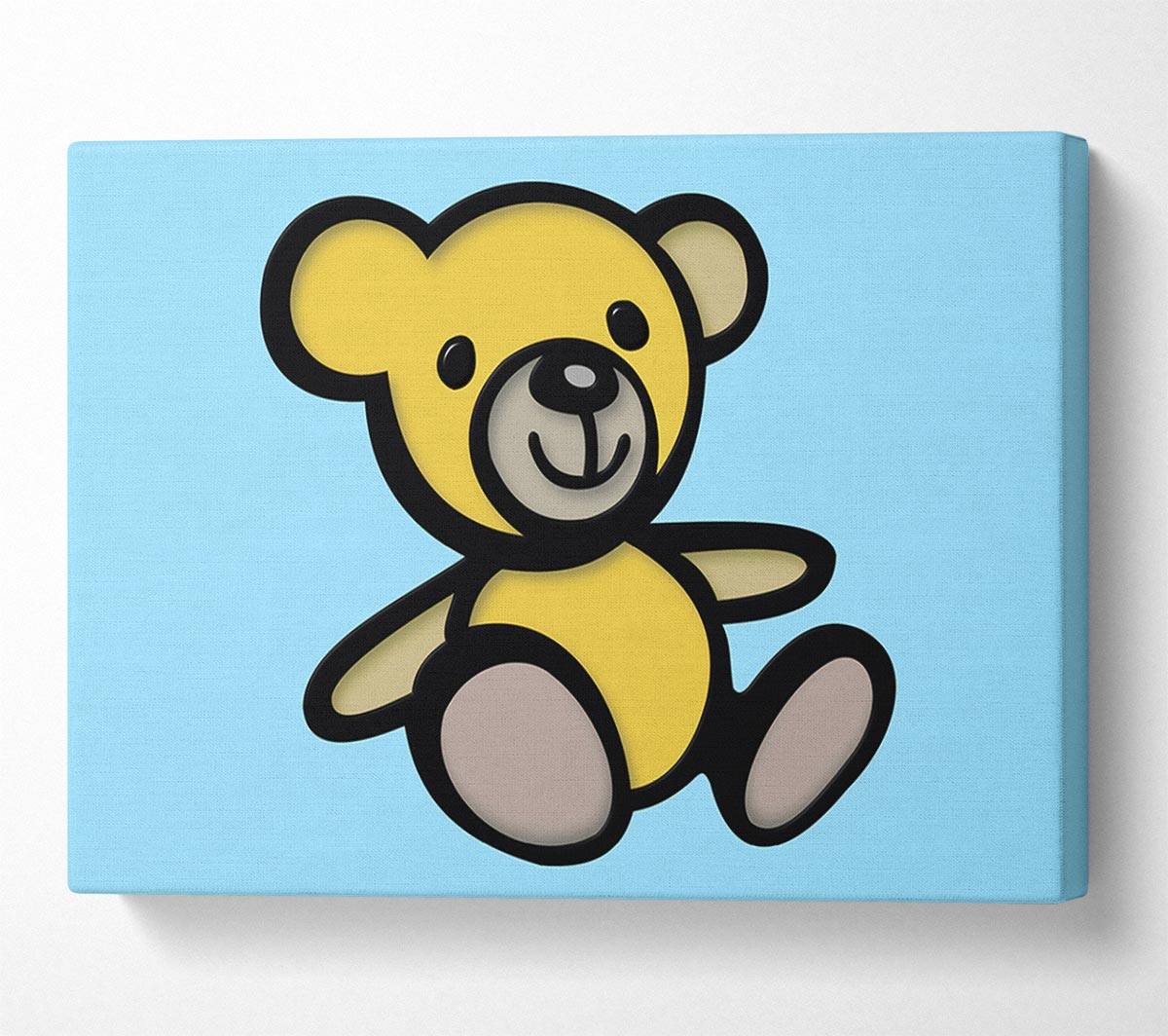 Teddy Bear Cartoon Baby Blue