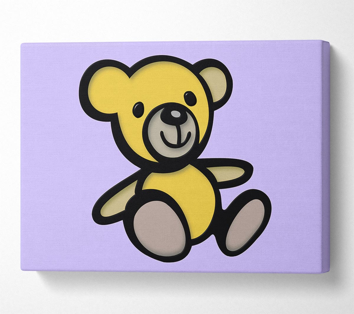 Teddy Bear Cartoon Lilac