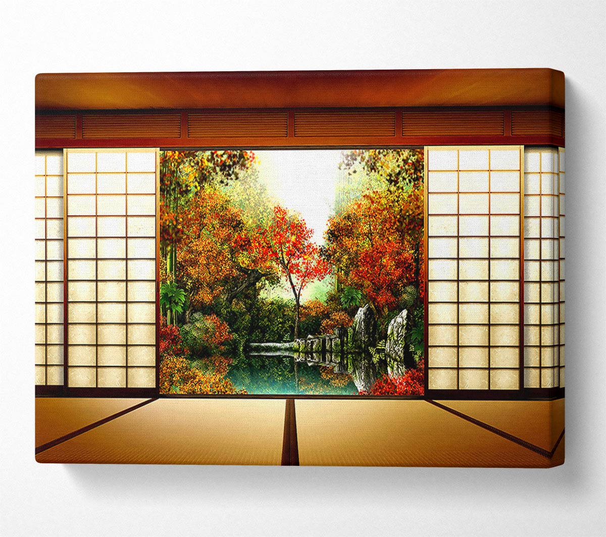 Japanese Garden From Inside