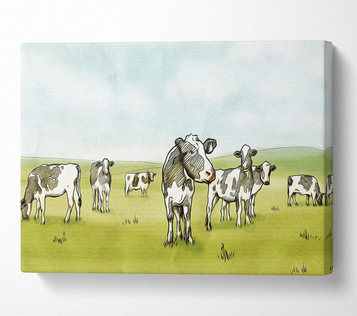 Cows Drawing