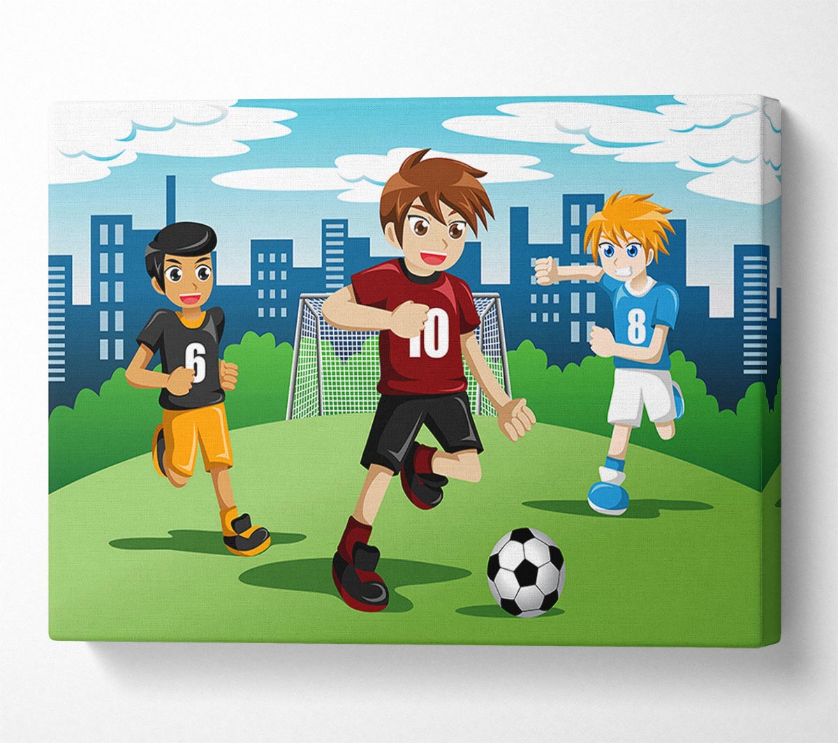 Piktura: Fëmijët Futbollistë