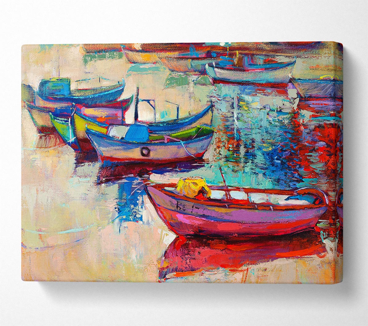 Colourful Boats On The Water