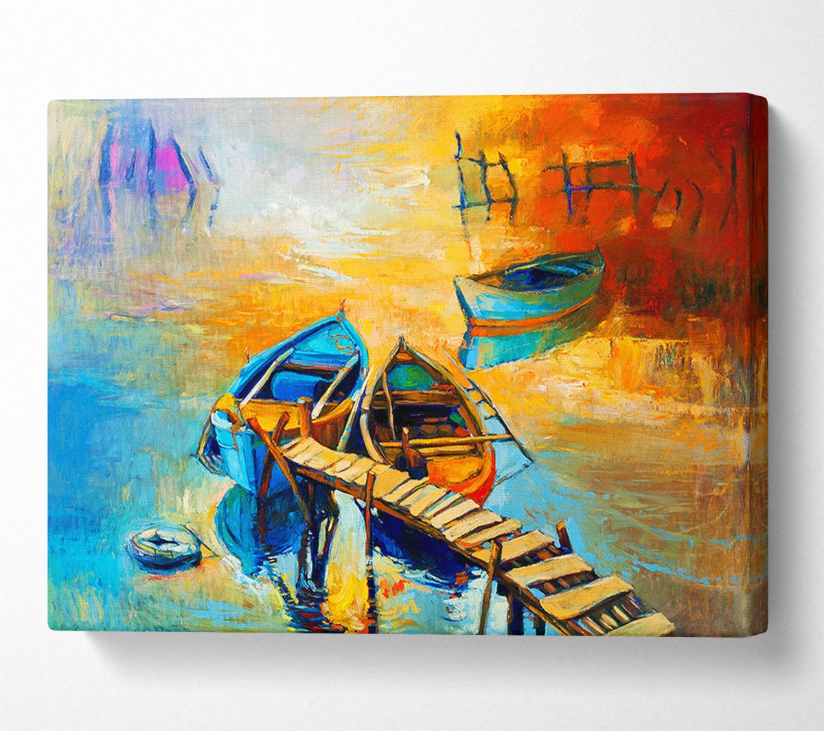 Golden Sail Boat Waters