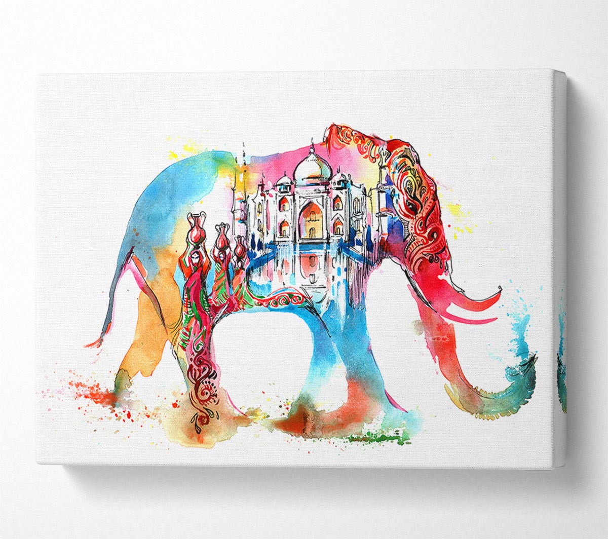 Rainbow Indian Elephant