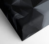 Grey triangles close up isometric