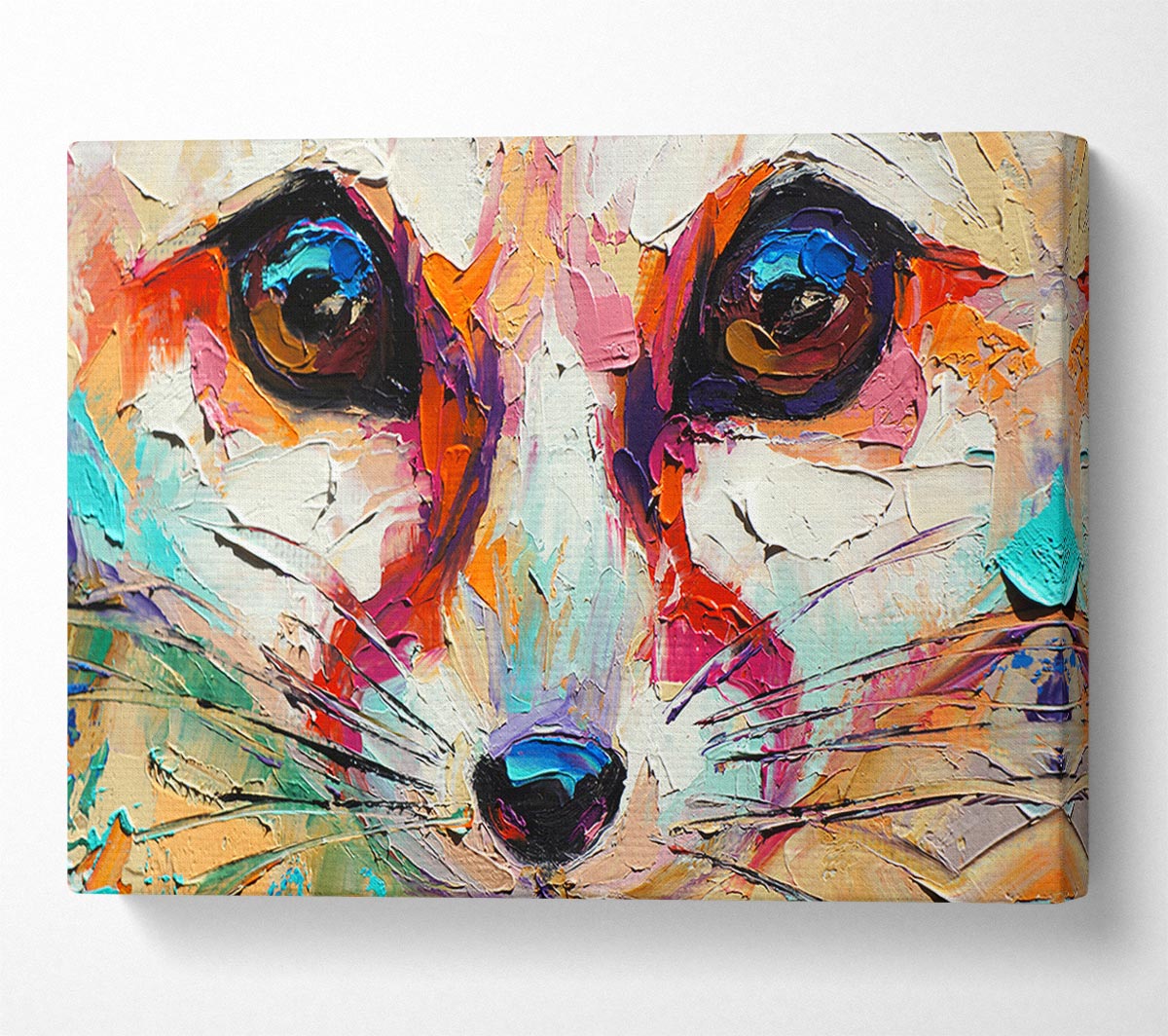 Close Up Fox Painting