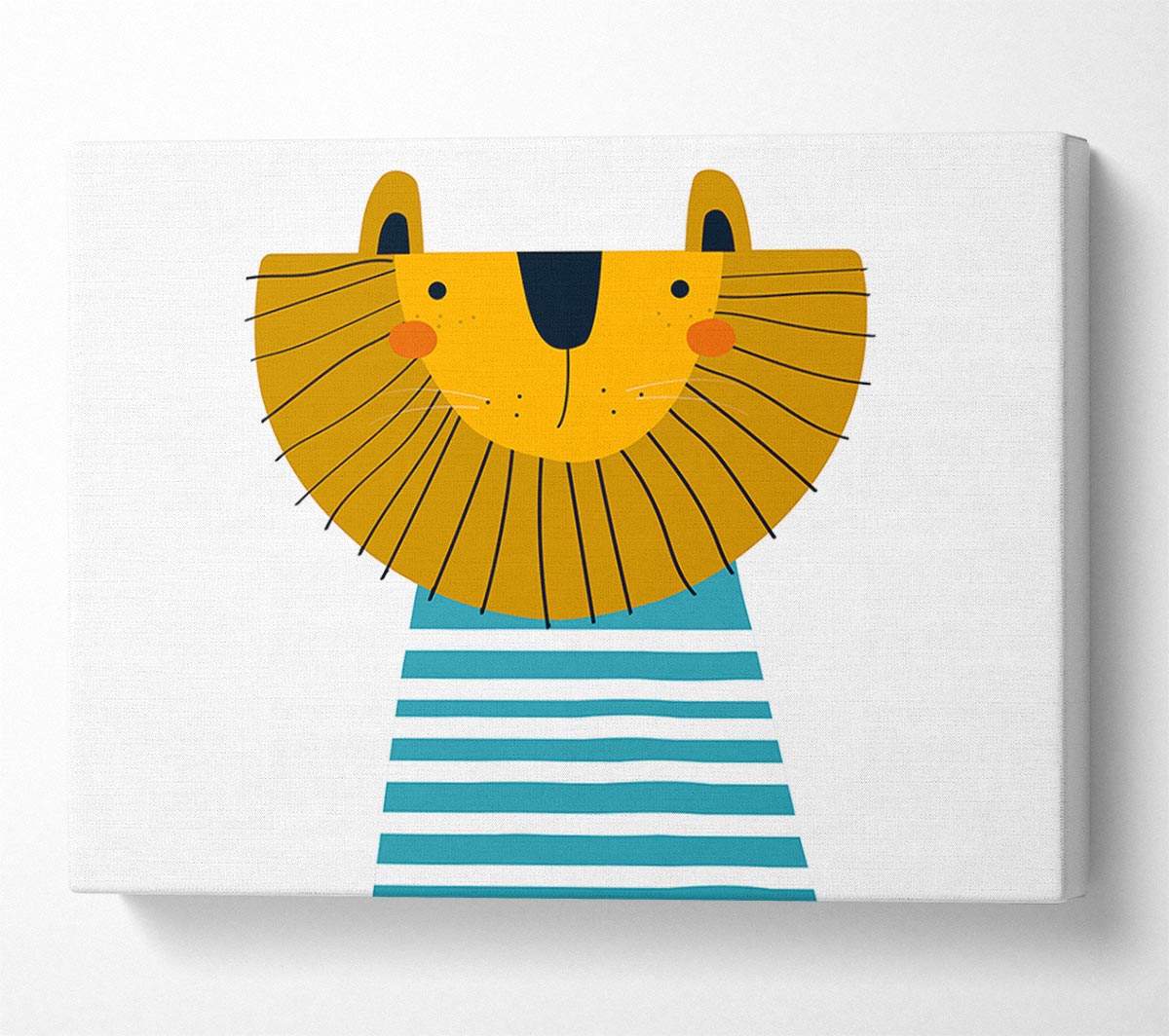 Lion In Striped Clothes