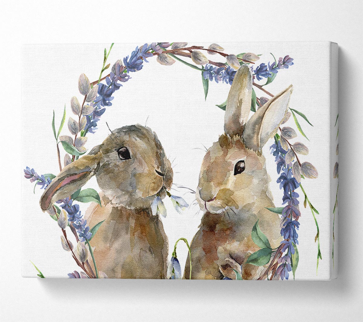 Two Watercolour Rabbits