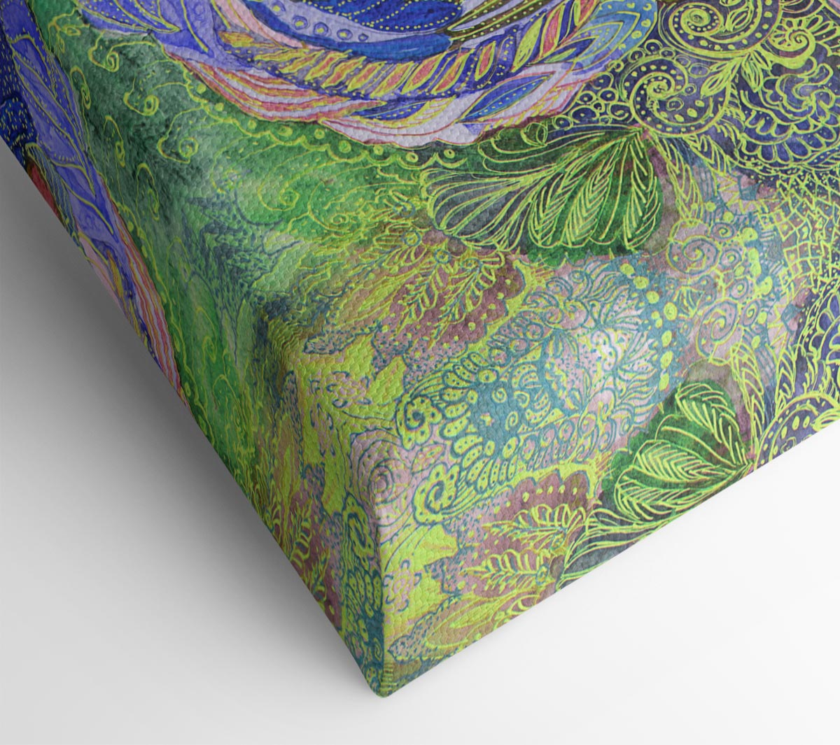 Green Pattern Woman