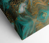 Buy Turquoise & Teal Oil Flow Canvas