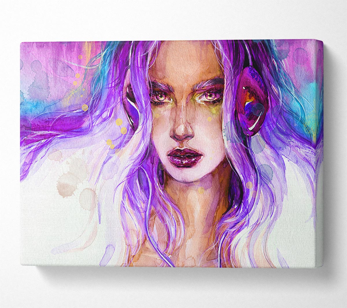 Lilac Woman Watercolour