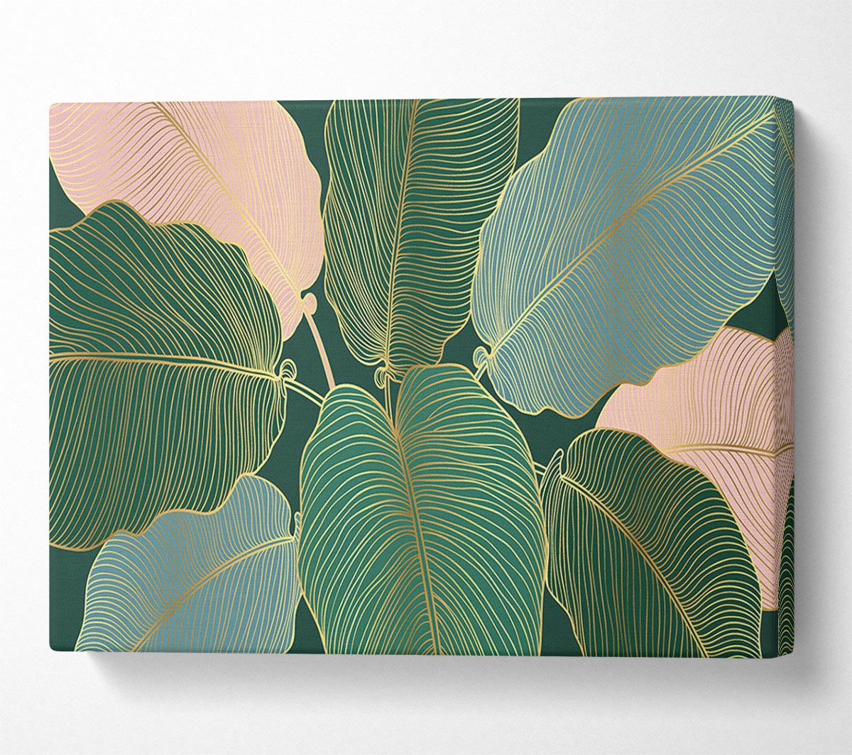 Palm Leaf Gold Lines