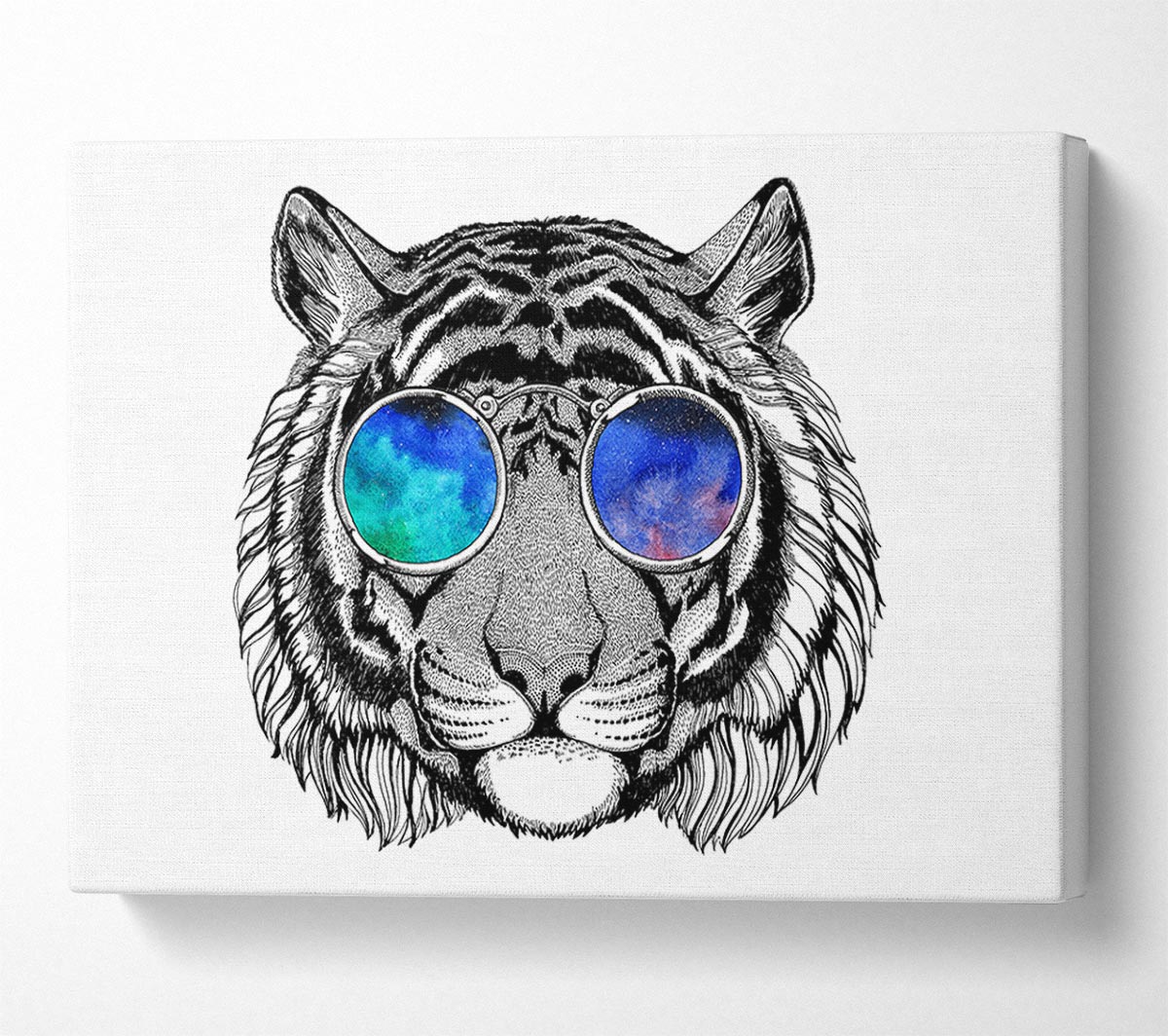 Glasses On A Tiger Hipster