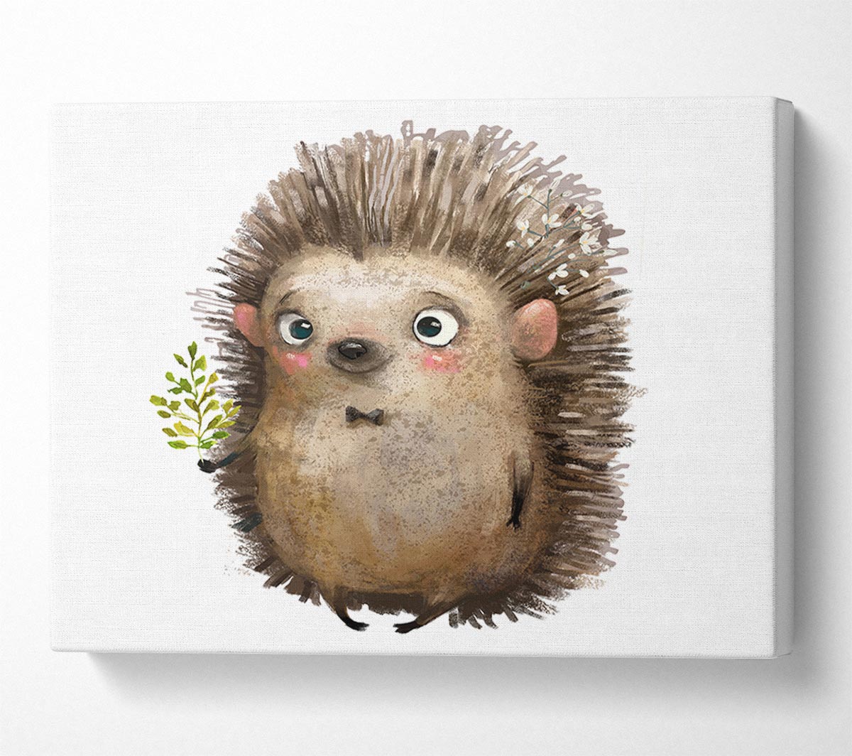 Hedgehog With Flowers