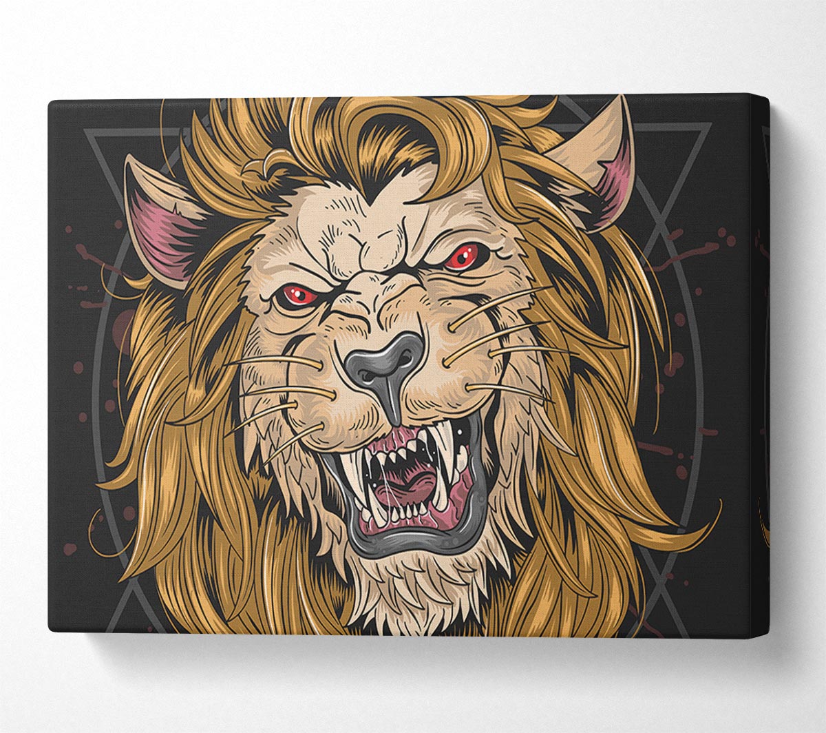 Fearsome Lion Angry