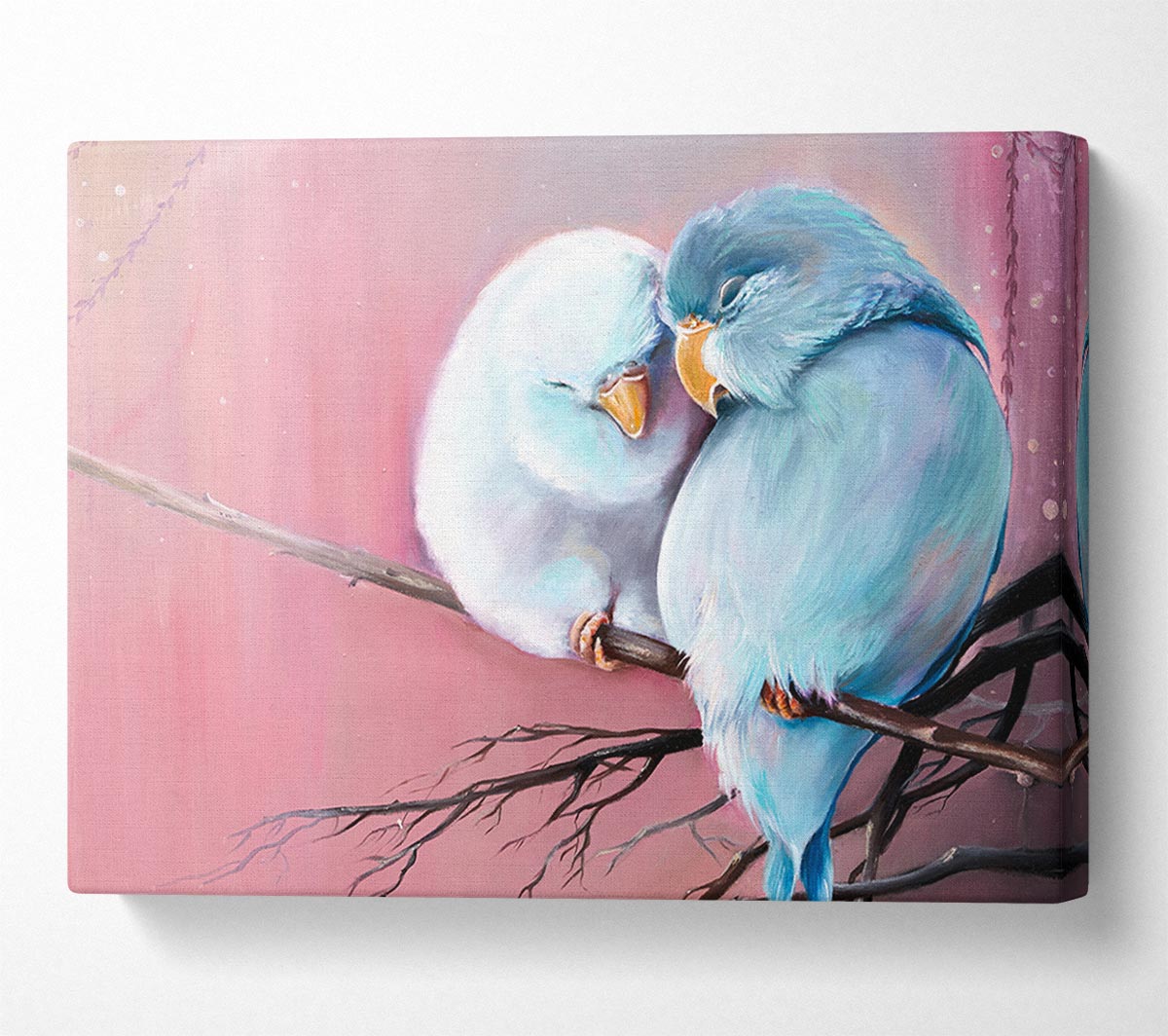 Two Love Birds On A Branch