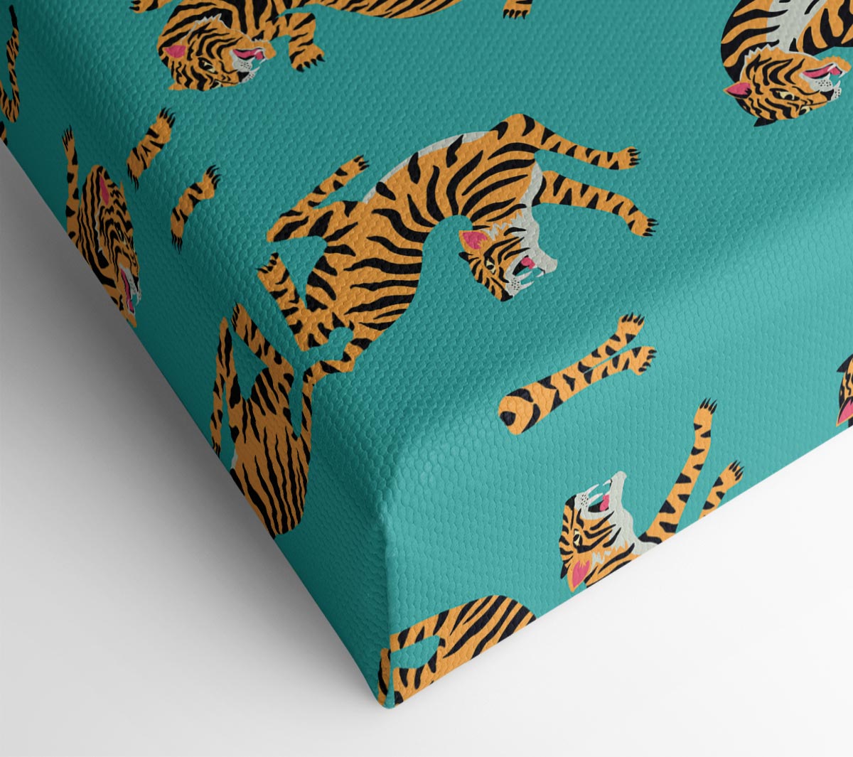 Turquoise Tiger Pattern