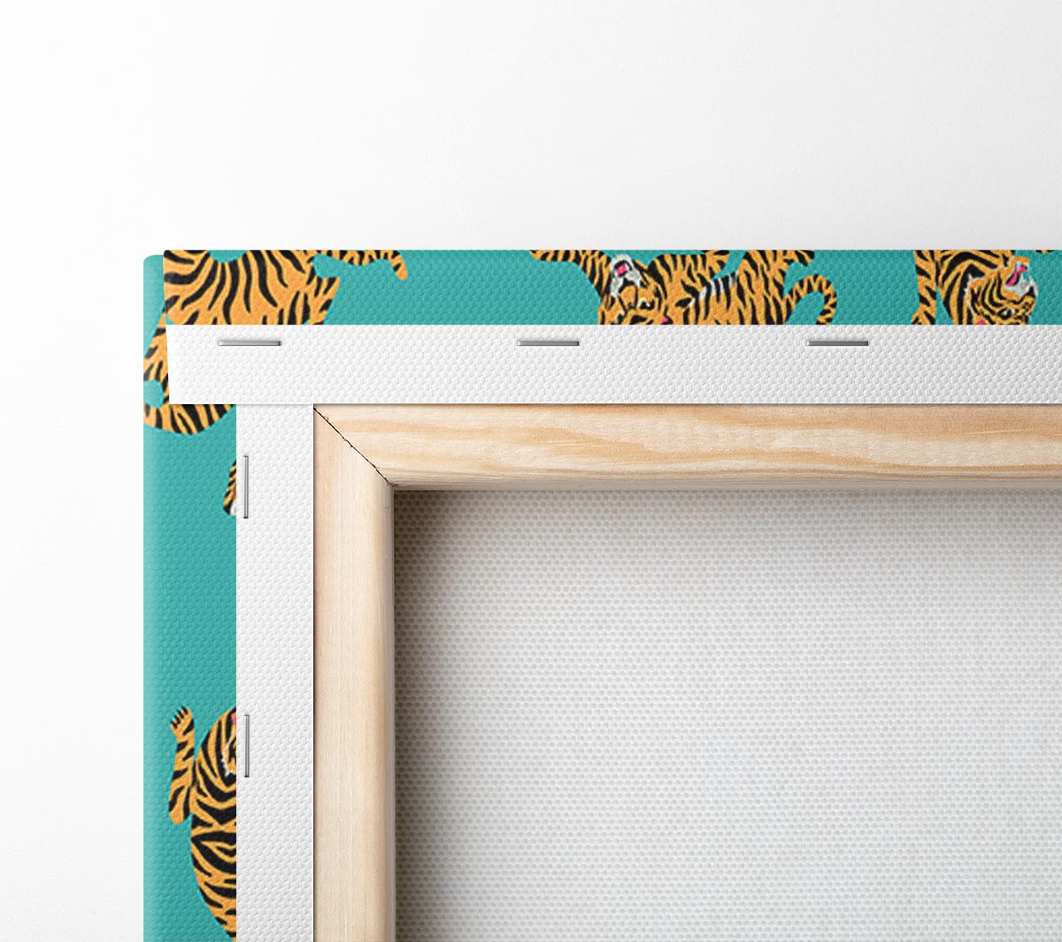 Turquoise Tiger Pattern