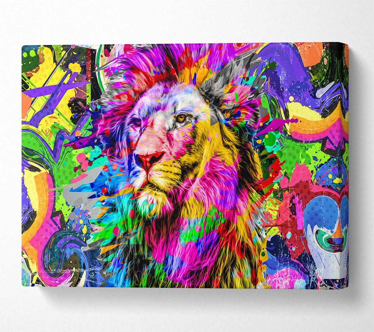 Rainbow Vivid Lion