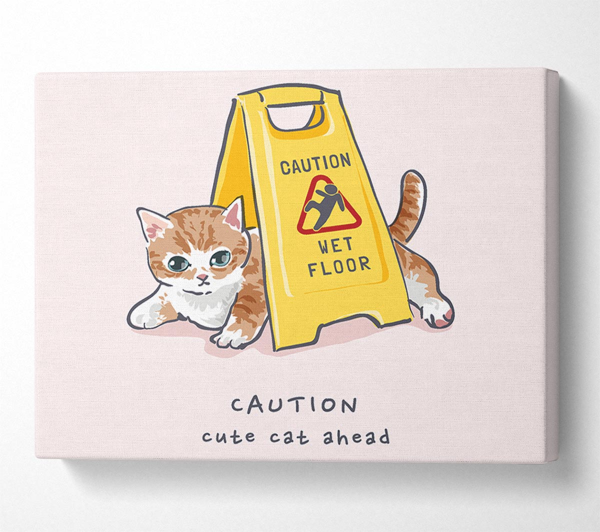 Caution Cute Cat