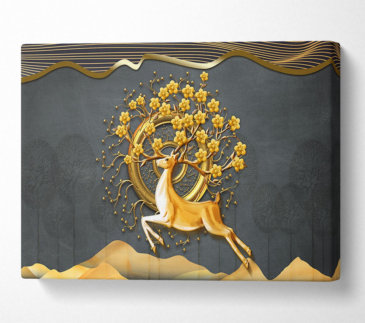 The Gold Flower Stag Tree