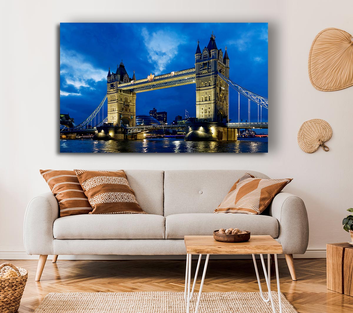 London Tower Bridge Blue Night Skys