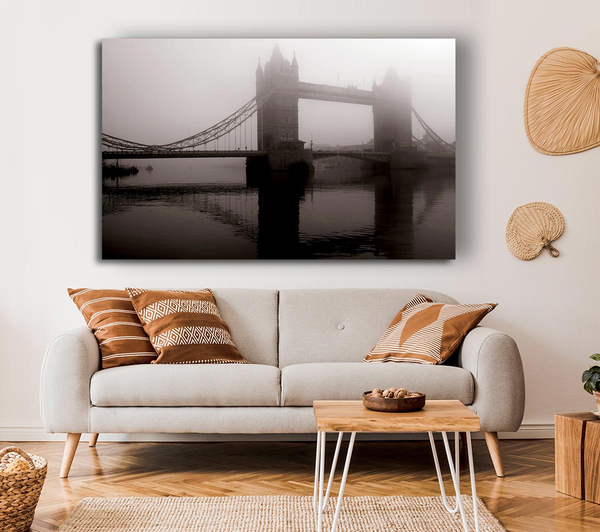 London Tower Bridge Mist