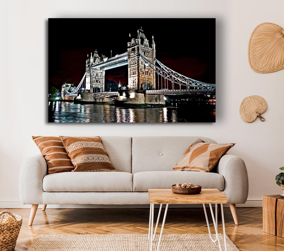 London Tower Bridge Night Lights