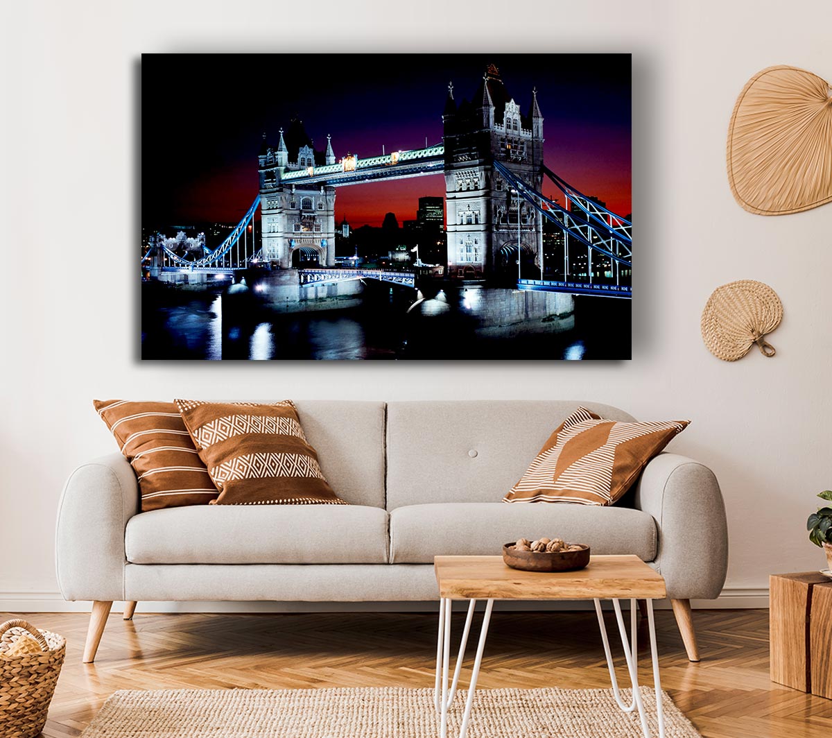 London Tower Bridge Night Vision
