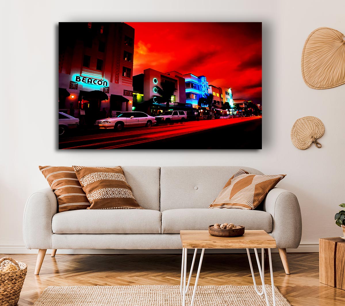 Los Angeles Red Glow