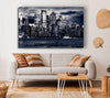Manhattan Panorama In Blue