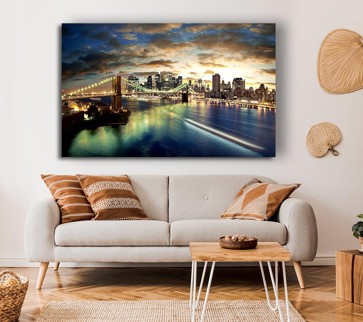 New York City Brooklyn Bridge View