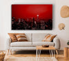 New York City Empire State Building Red
