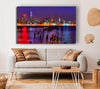 New York City Purple Sky Reflections