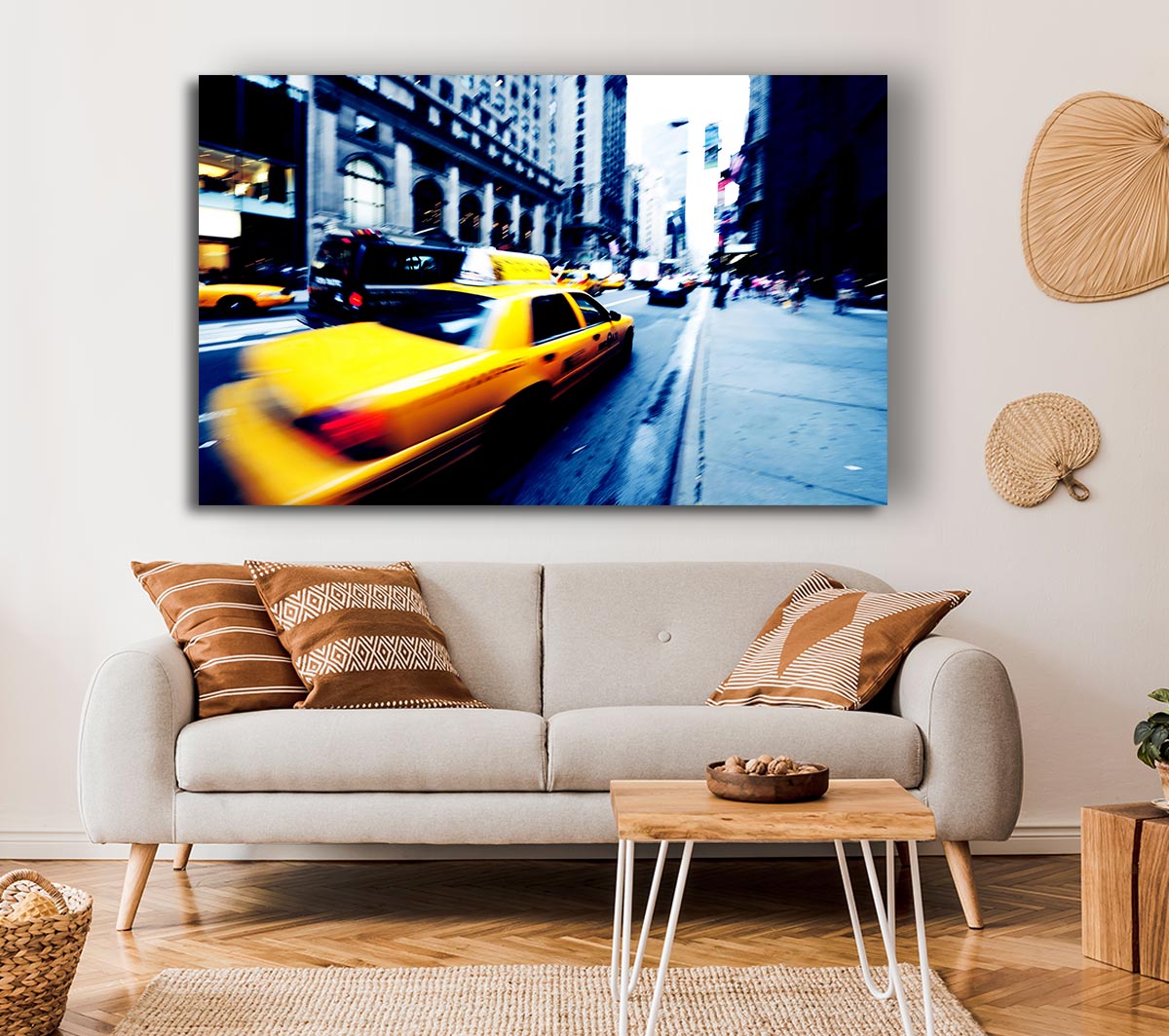 New York City Yellow Cab Blur