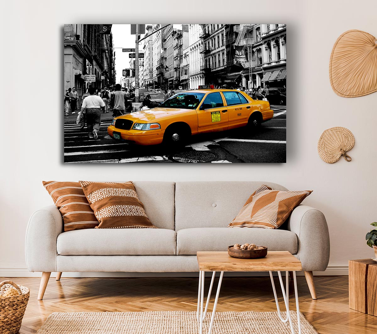 New York City Yellow Cab Crossing