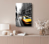 New York City Yellow Taxi Cab On B n W