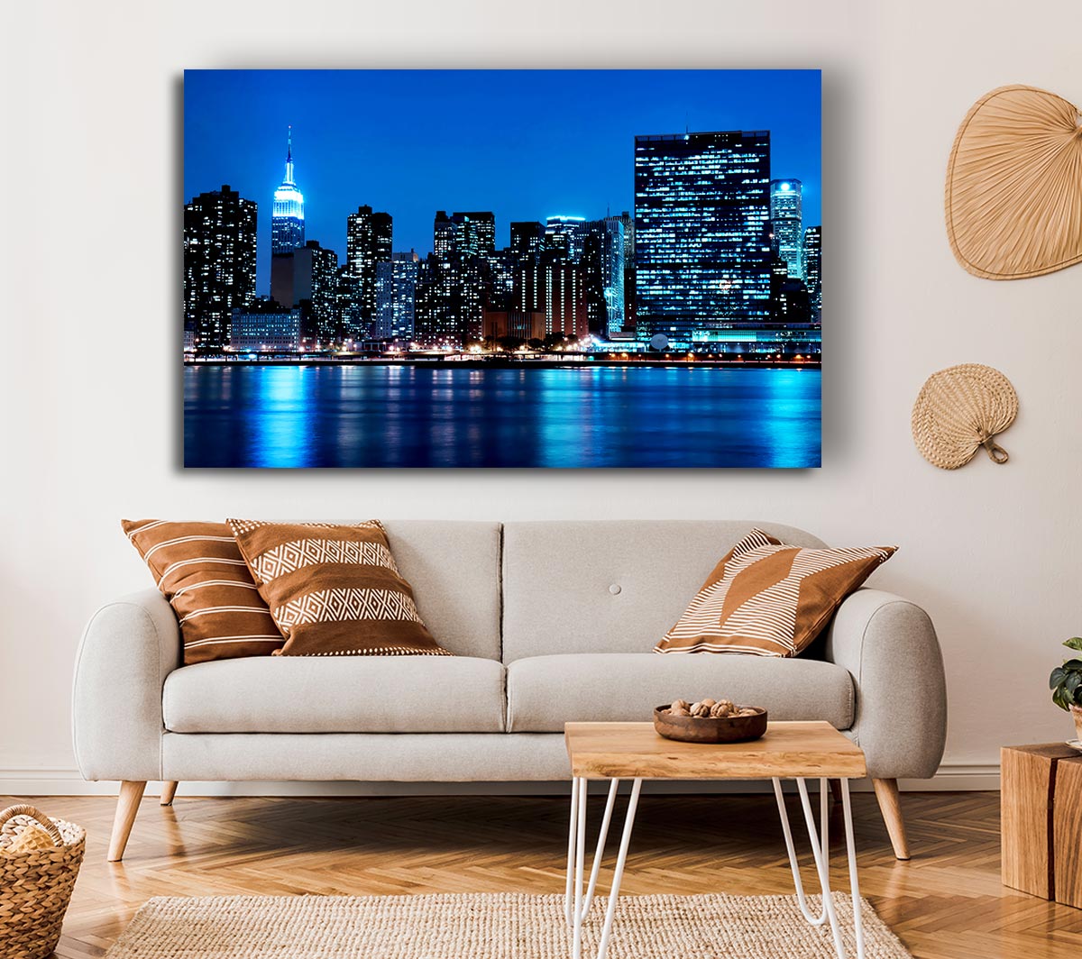 New York Empire State Blue Nights